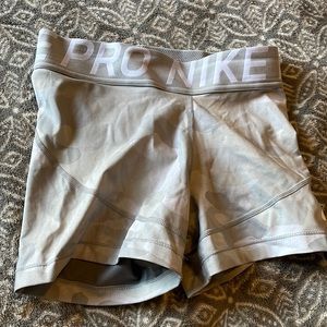 Nike Pro Shorts- Grey Army size S